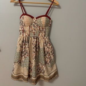 beautiful print dress from band of gypsies